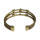 David Yurman 18K Yellow Gold Cuff Bracelet