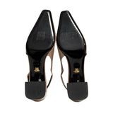 Versace Patent Leather Slingback Heels - Size 36.5