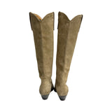 Isabel Marant "Denvee" Suede Knee-High Boots - Size 36