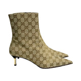 Gucci "Bombshell bootie" Kitten Heel Ankle Boots - Size 40