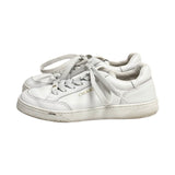 Chanel Leather Low-Top Sneakers - Size 38.5
