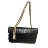 Chanel "Vintage Chocolate Bar Mademoiselle Chain Flap Bag"