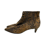 Celine Suede Animal Print Booties - Size 39