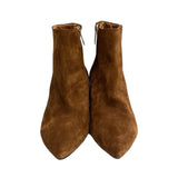 L'Agence Suede Ankle Booties - Size 38