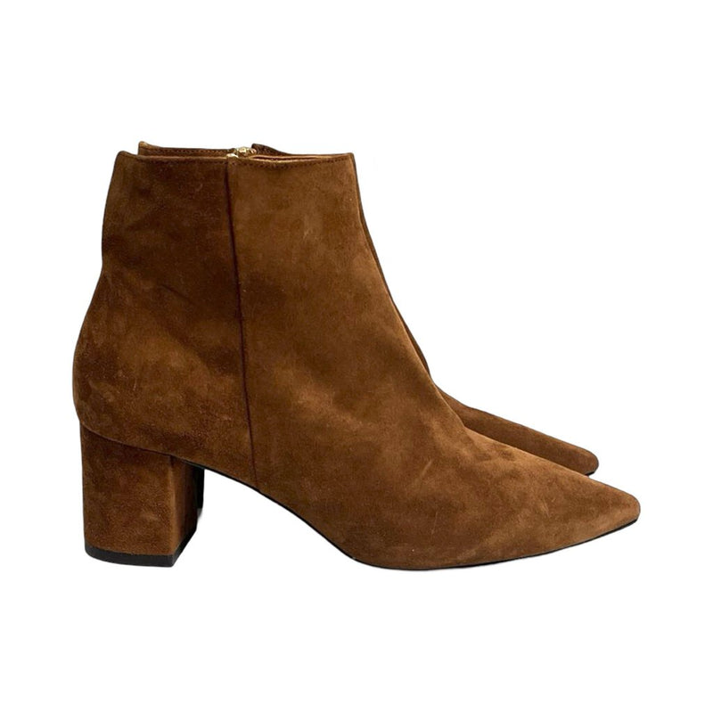 L'Agence Suede Ankle Booties - Size 38