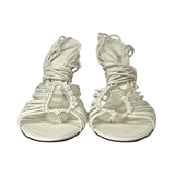 Bottega Veneta Lace-Up Leather Sandals - Size 36.5