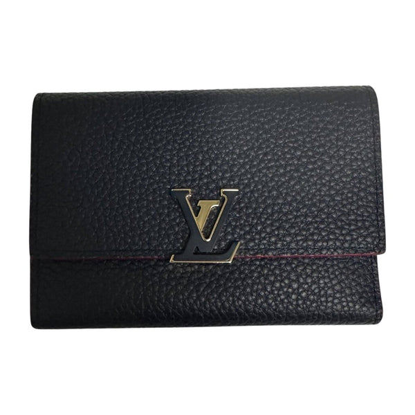 Louis Vuitton Leather Capucines Compact Wallet