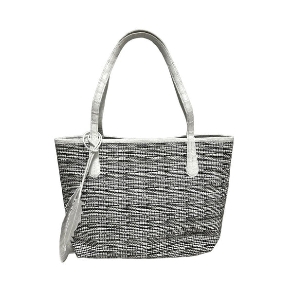 Nancy Gonzalez Croc-Trimmed Tote