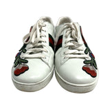 Gucci Floral Embroidered Sneakers - Size 40