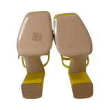 Gianvito Rossi Yellow Platform Heels - Size 37.5
