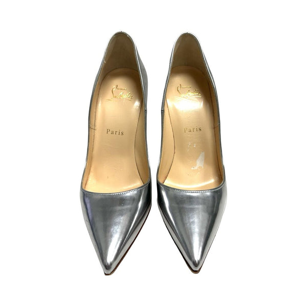 Christian Louboutin Metallic Heels - Size 37