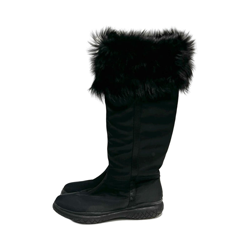 Prada Sport Faux Fur Boots - Size 40