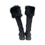 Prada Sport Faux Fur Boots - Size 40