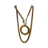 Chanel Vintage Magnifying Glass Necklace