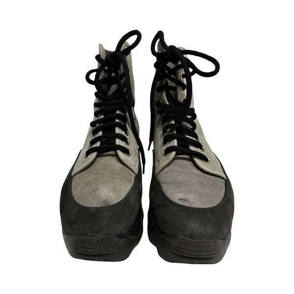 iRi Grey Leather Boots - Size 37