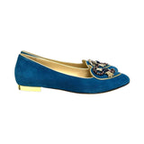 Charlotte Olympia Suede Loafers - Size 37.5