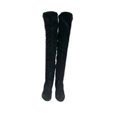 Jimmy Choo Suede Over-The-Knee Boots - Size 37.5