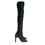 Jimmy Choo Suede Over-The-Knee Boots - Size 37.5