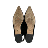 Christian Dior Suede Jeweled Slingbacks - Size 40.5