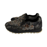 Prada Camo Sequin Sneakers - Size 37