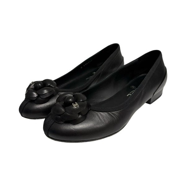 Chanel Camellia Flats - Size 37