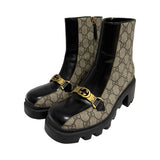 Gucci "GG Supreme Monogram" Boots - Size 37.5