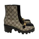 Gucci "GG Supreme Monogram" Boots - Size 37.5