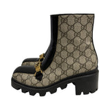 Gucci "GG Supreme Monogram" Boots - Size 37.5