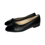 Chanel Cap Toe Flats - Size 36