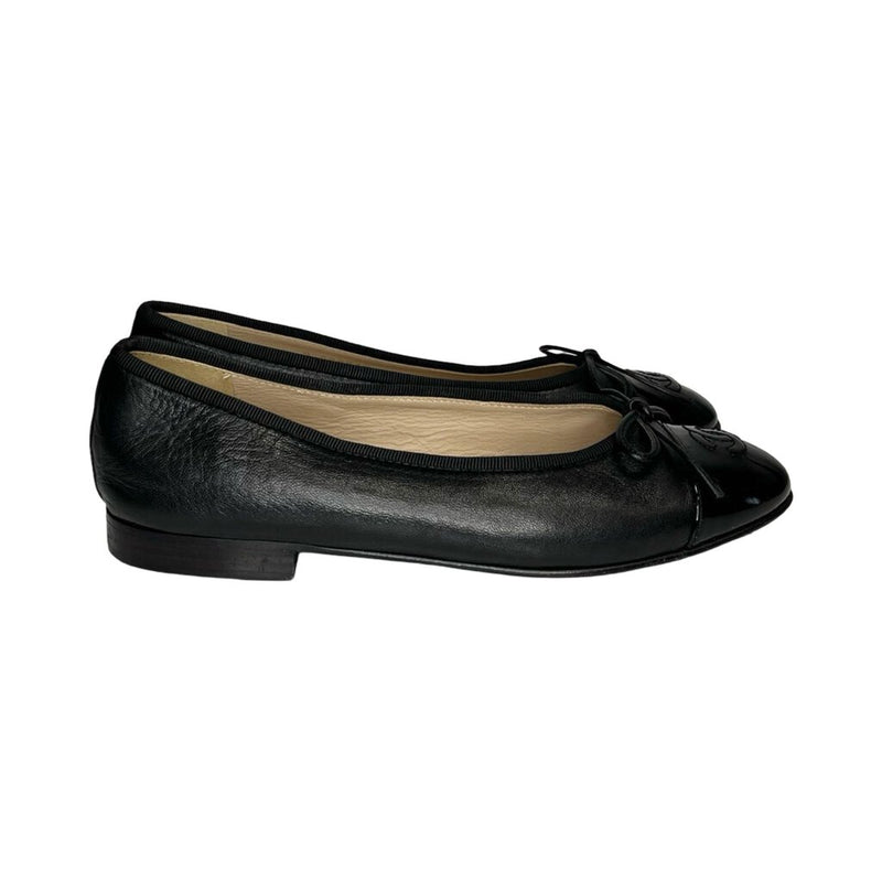 Chanel Cap Toe Flats - Size 36