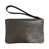 Brunello Cucinelli Metallic Silver Pouch