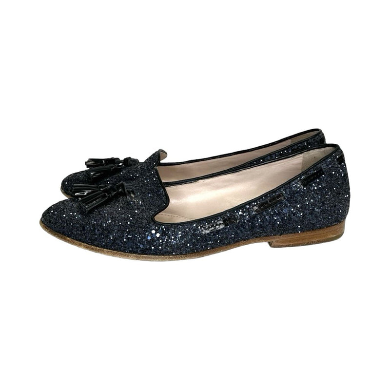 Miu Miu Glitter Flats - Size 37.5