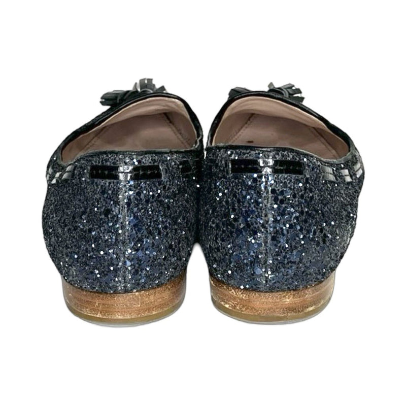 Miu Miu Glitter Flats - Size 37.5