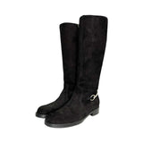 Gucci Suede Riding Boots - Size 38.5