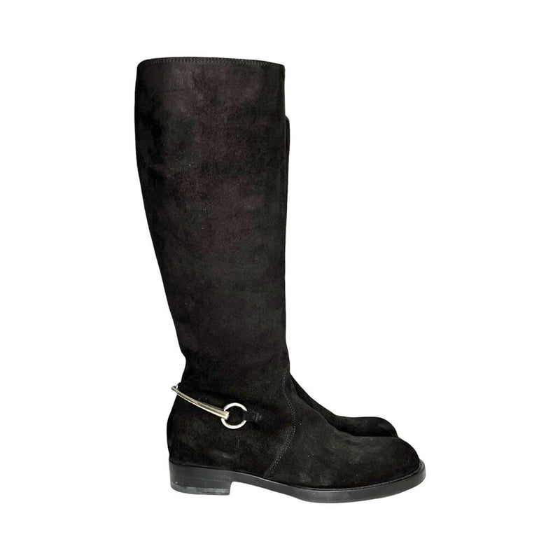 Gucci Suede Riding Boots - Size 38.5