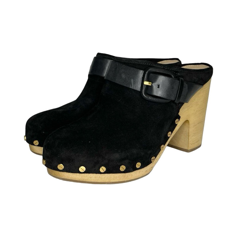 Veronica Beard "Dacey Suede Clog" - Size 9.5