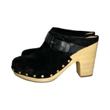 Veronica Beard "Dacey Suede Clog" - Size 9.5