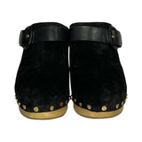 Veronica Beard "Dacey Suede Clog" - Size 9.5