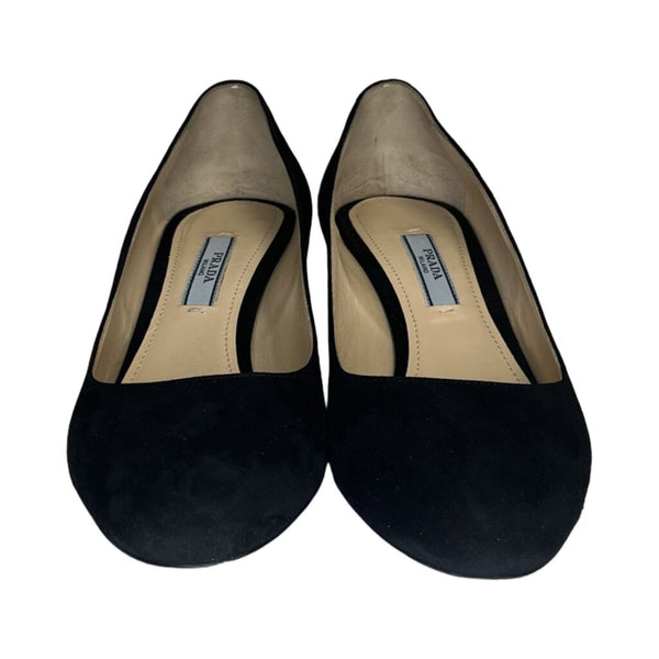 Prada Suede Heels - Size 36