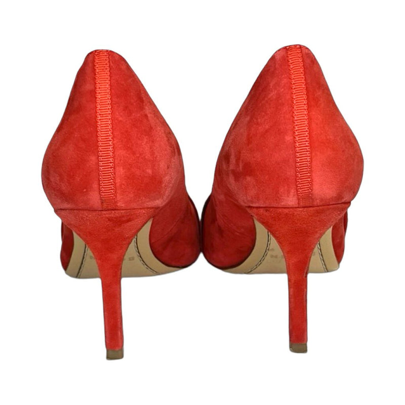 Boden Suede Bow Heels - Size 38