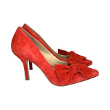 Boden Suede Bow Heels - Size 38