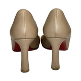 Christian Louboutin Scalloped Leather Pumps - Size 37