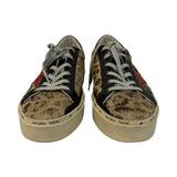 Golden Goose Leopard Print "Hi-Star" Sneakers - Size 38