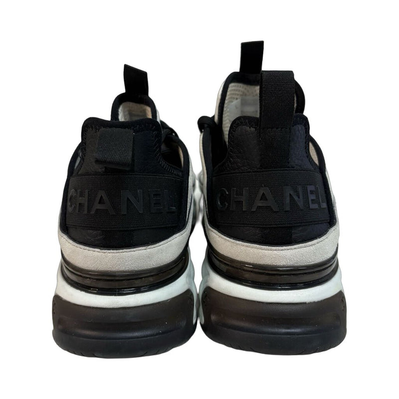 Chanel Black and White Sneakers - Size 40