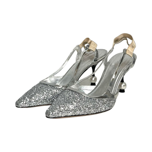 Giambattista Valli Glitter Heels - Size 37