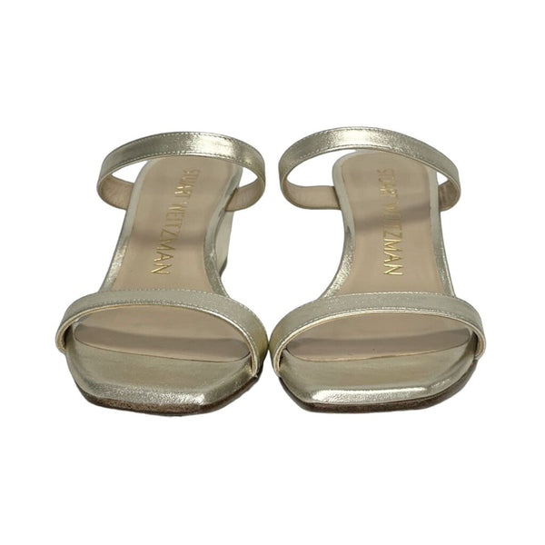 Stuart Weitzman Metallic Wedges - Size 7