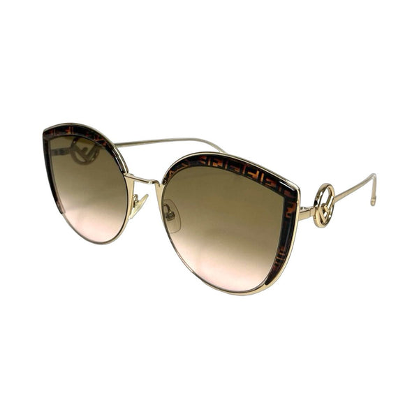 Fendi "Zucca FF Logo Cat-Eye" Sunglasses