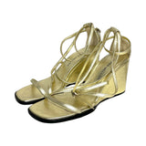 Tamara Mellon Metallic Wedges - Size 37.5