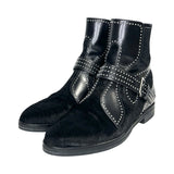 Alaia Ponyhair Moto Boots - Size 38.5