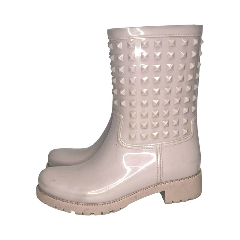 Valentino Rockstud Rain Boots - Size 38